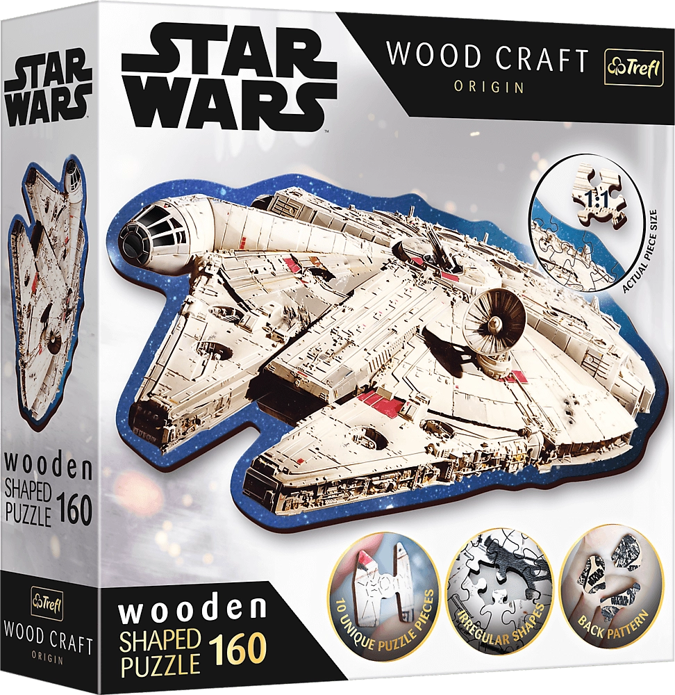 E-shop TREFL Wood Craft Origin Star Wars Millennium Falcon 160 dielov