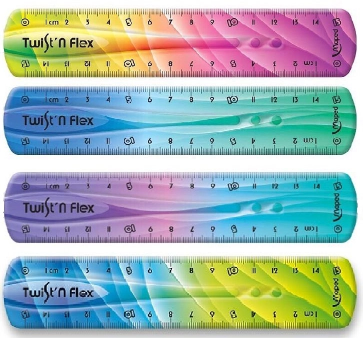 E-shop Maped pravítko Twist'n Flex dúhové 15 cm