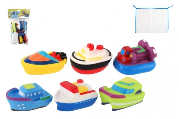 E-shop Teddies Zvieratká do vane gumové 6 ks 12m+