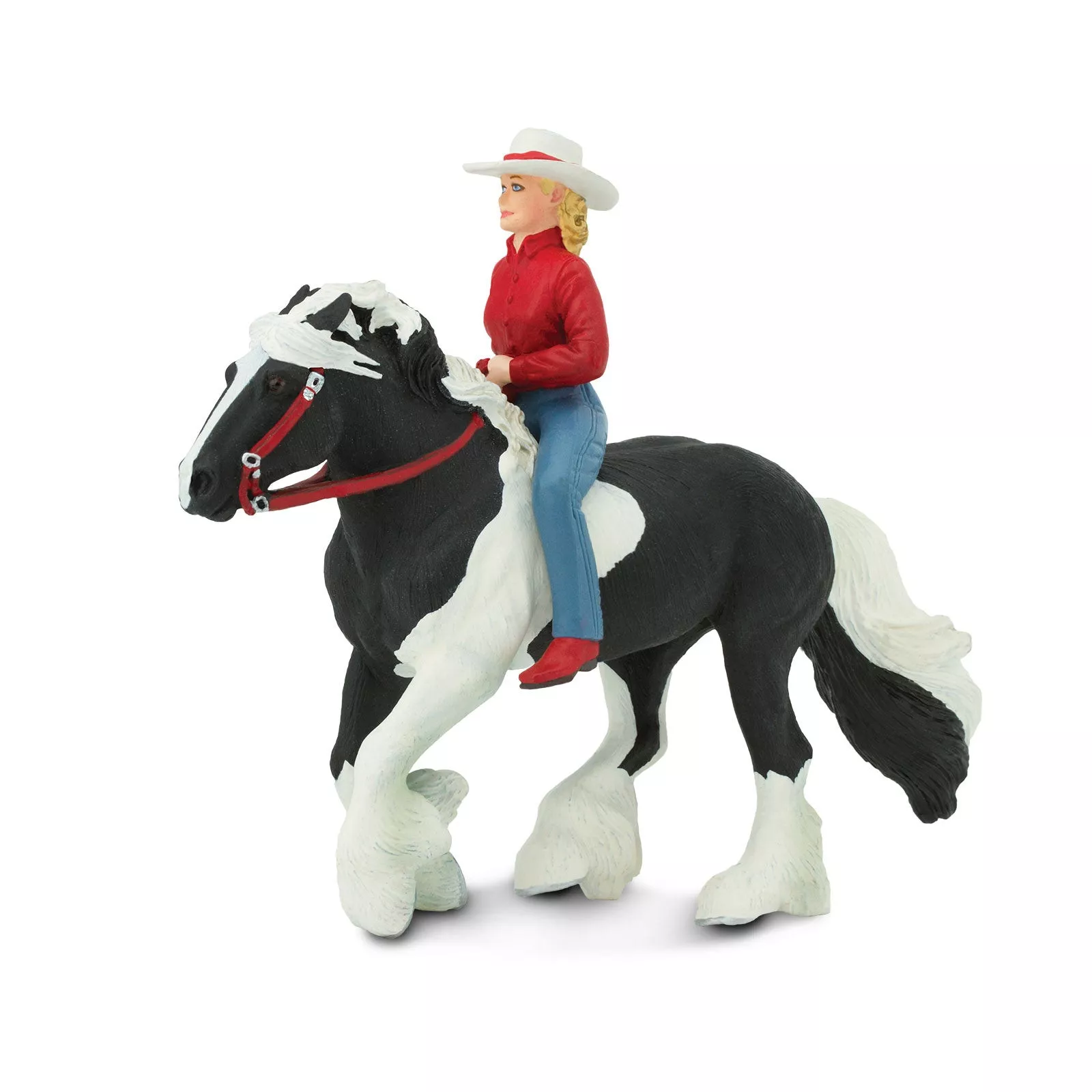 Safari Ltd. figúrka jazdkyne na koni
