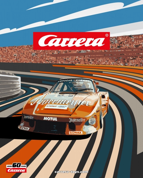 E-shop Kovová dekoratívna tabuľka carrera 60 rokov – motív 5