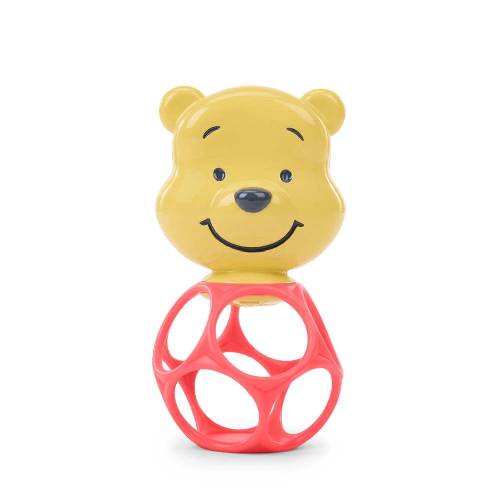 E-shop Bright Starts hryzačka s hrkálkou Winnie the Pooh™ Hunny & Shake™ 2ks 17306-6