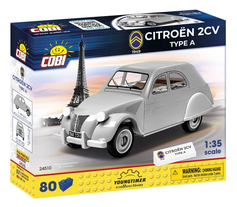 E-shop Cobi 24510 Youngtimer Citroën 2CV "Duck" TYP A