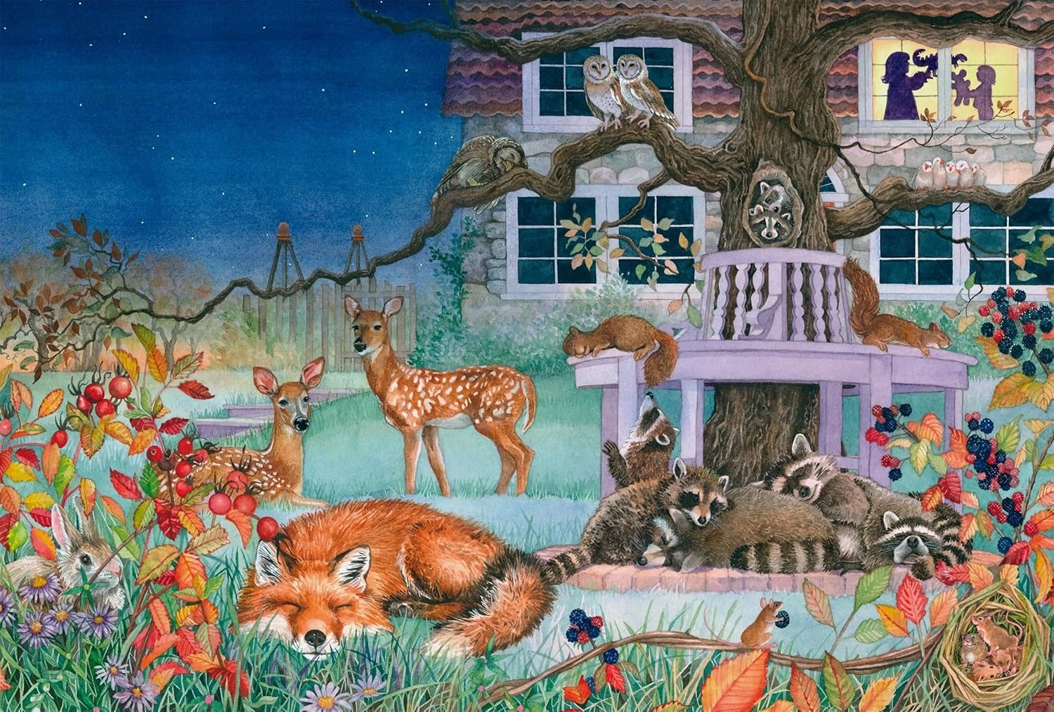 Puzzle Nočná návšteva 100 dielikov SCHMIDT