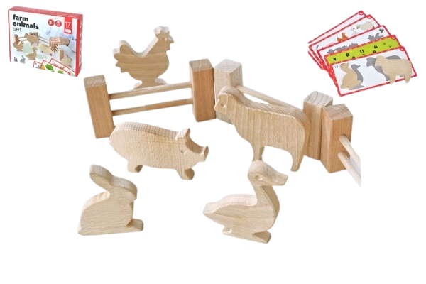 Teddies Farma/stavebnica 17 dielikov