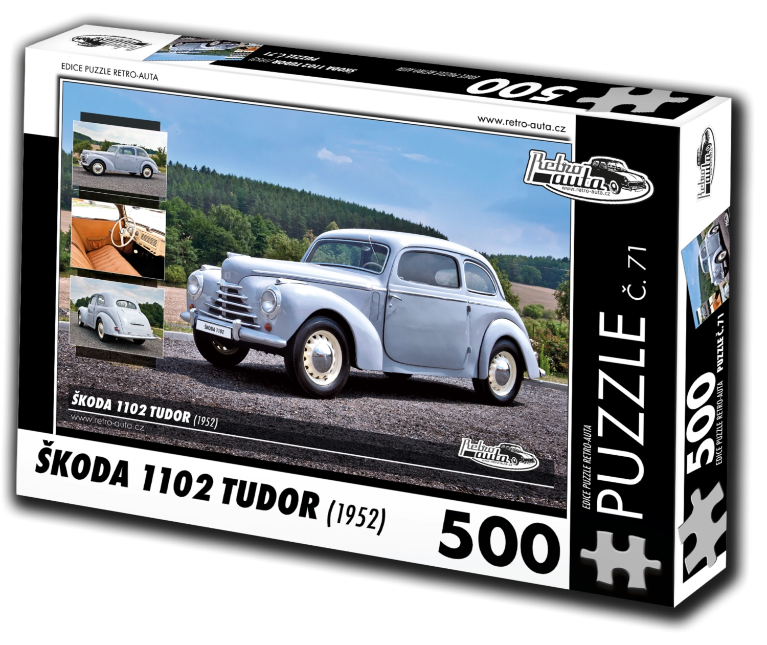 Puzzle Retro Autá Škoda Tudor 1952