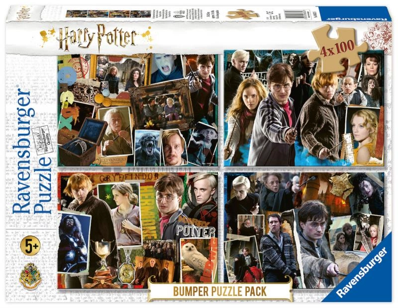 E-shop Ravensburger Harry Potter 4 x 100 dielov