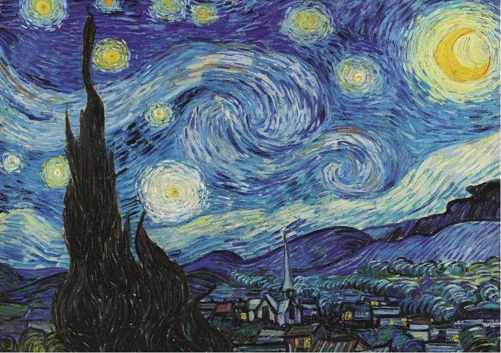 E-shop Art Vincent Van Gogh Starry Night over the Rhône 1888 1000 dielov