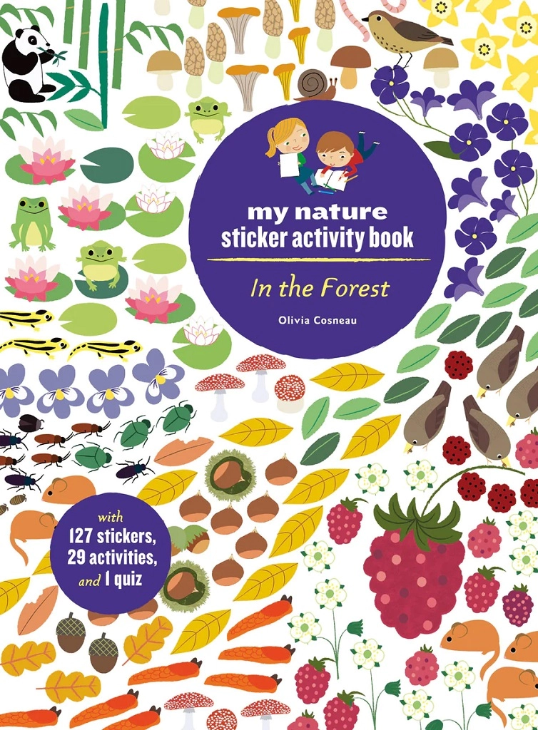E-shop Chronicle Books Kniha aktivit se samolepkami my nature V lese