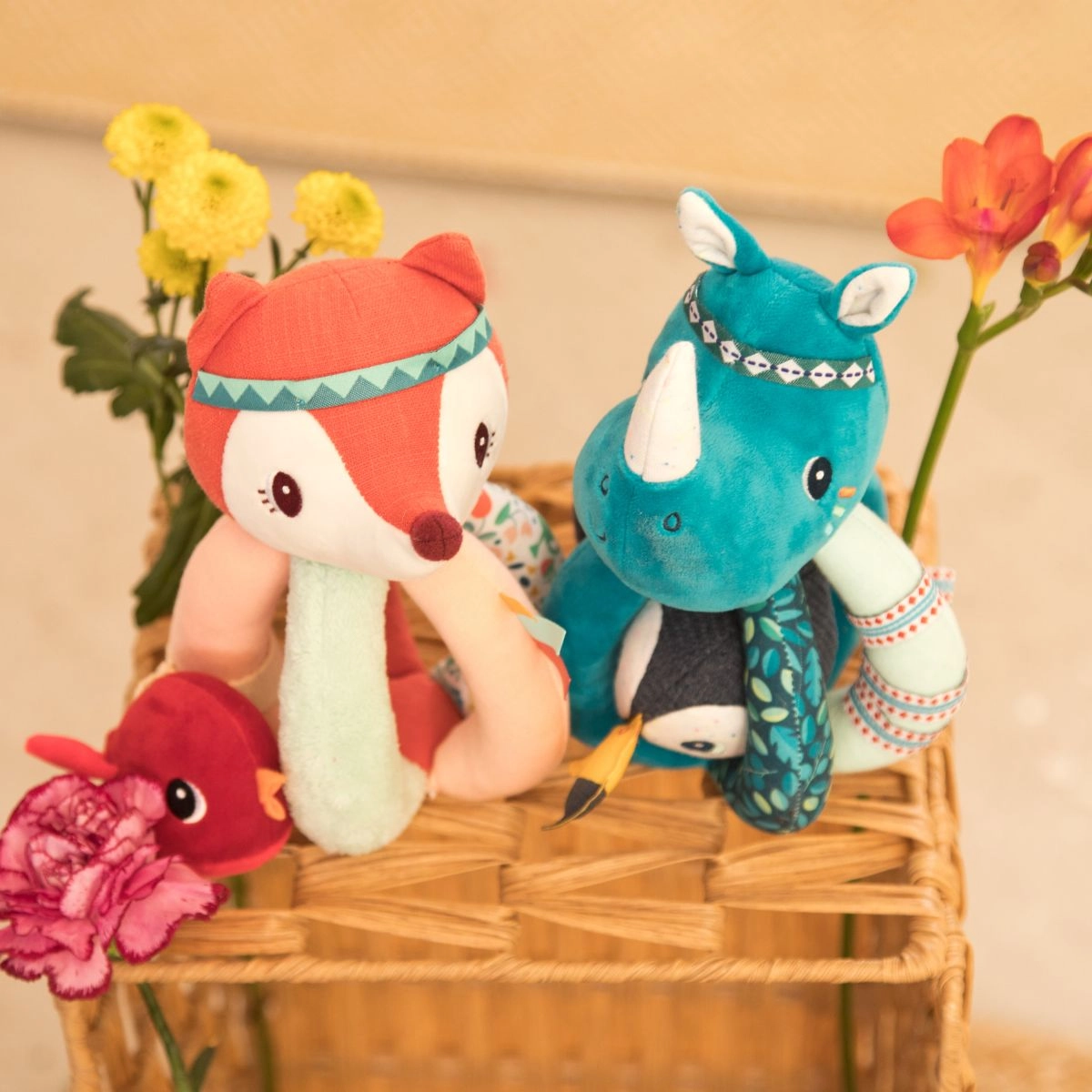 E-shop Lilliputiens hrkálka líška Alice a červený vtáčik