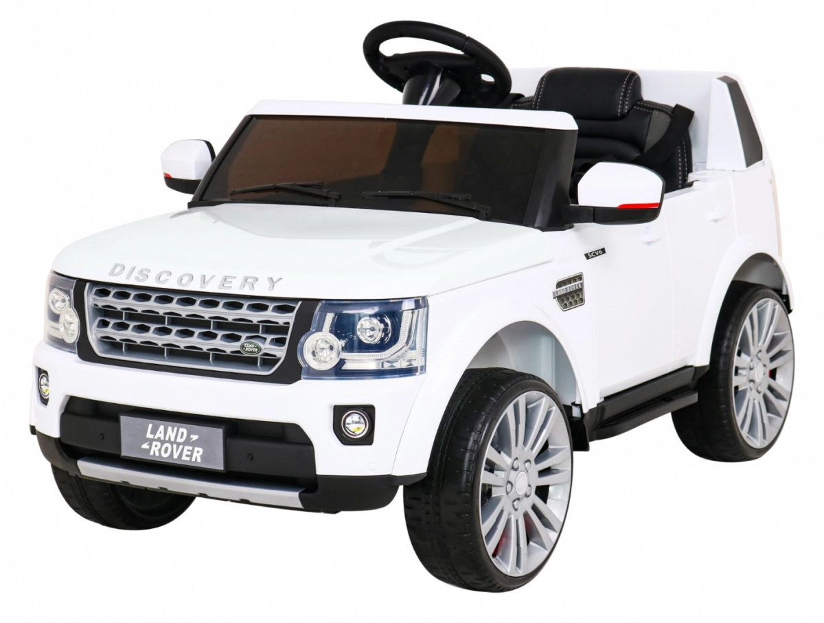 Elektrické autíčko Land Rover Discovery pre deti, biele