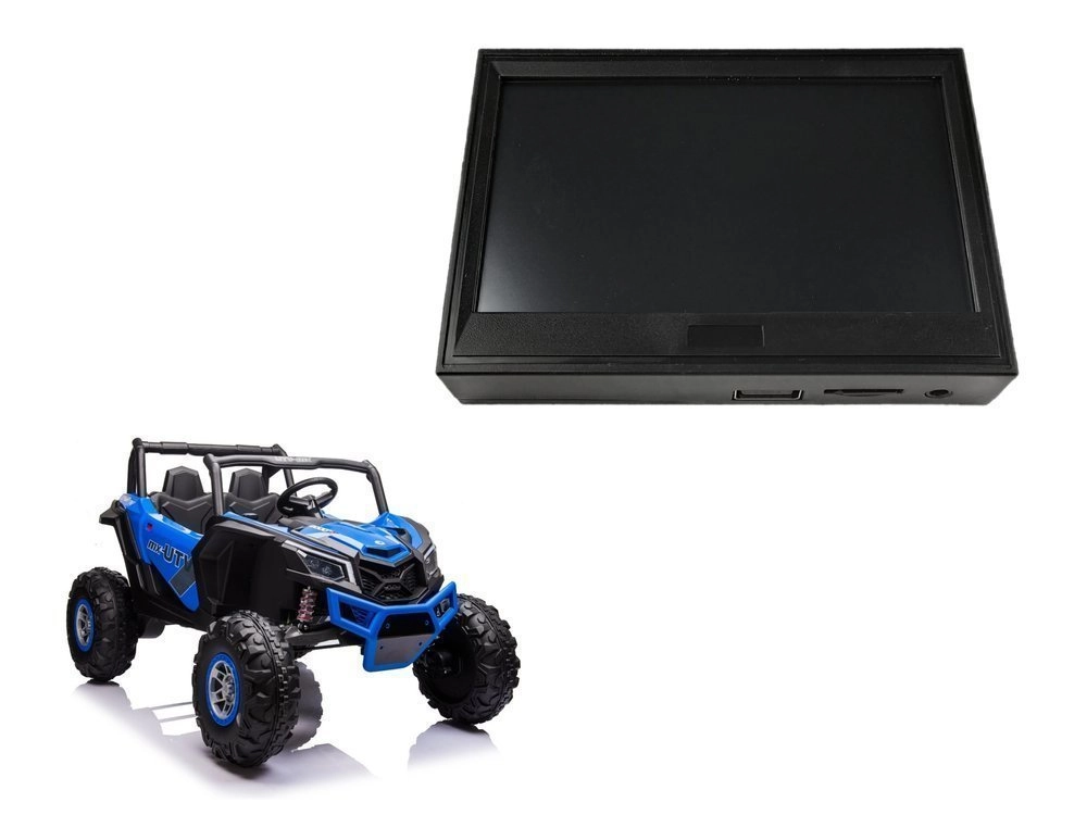 E-shop Lean Cars LCD hudobný panel do auta na batériu XMX613 24V