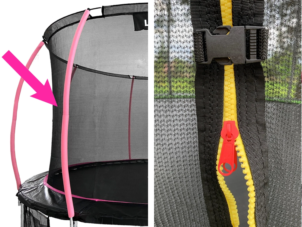 E-shop Vnútorná ochranná sieť k trampolíne Sport Max 12 ft ružová