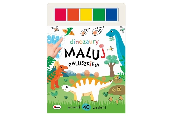 Maľuj prstíkom: Dinosaury