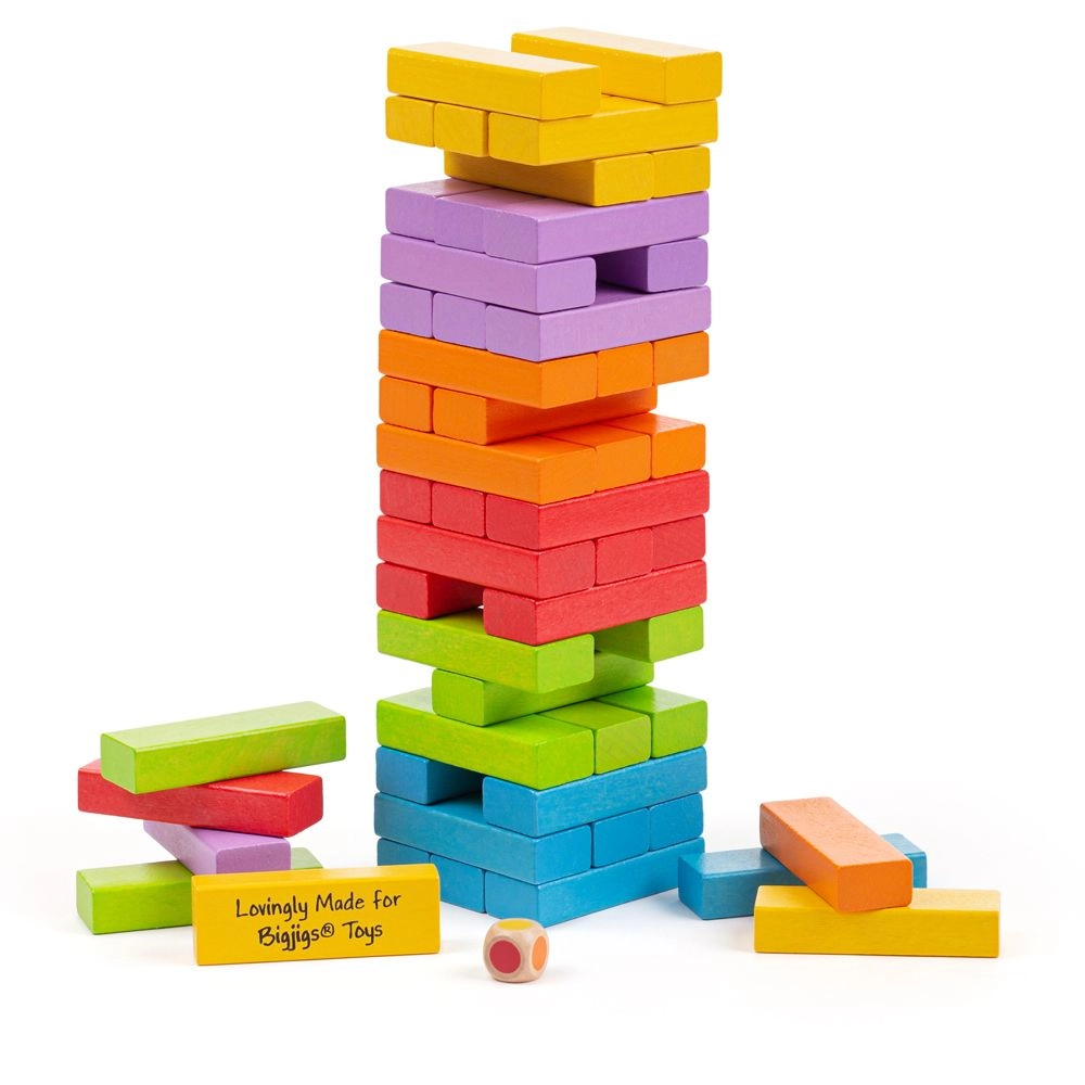 E-shop Bigjigs Barevná Jenga