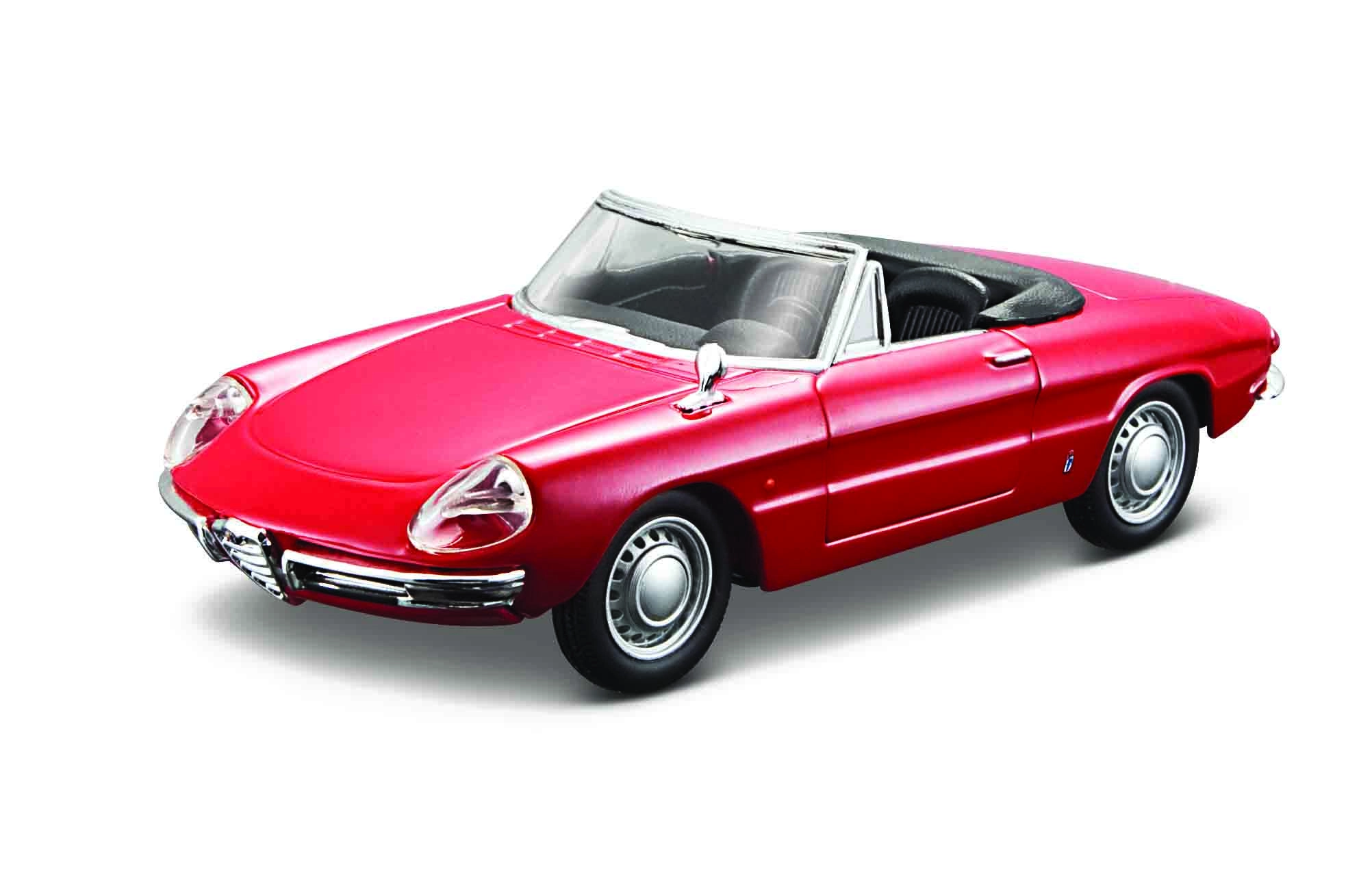 E-shop Bburago Classic Alfa Romeo Spider 1966 červená 1:32