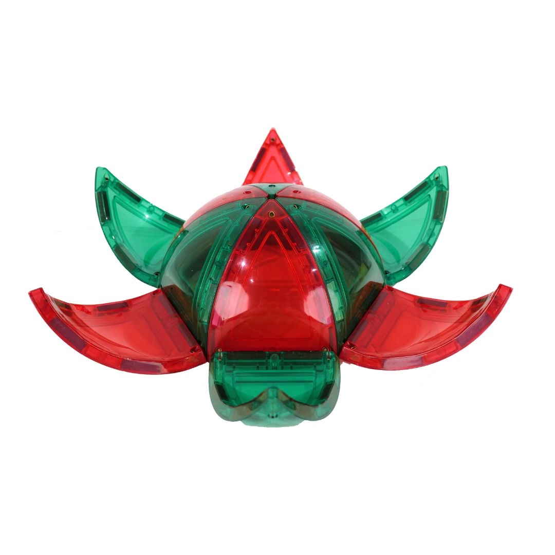 E-shop Magnetická stavebnica Cleverclixx Curved Dome Pack Intense (47 ks)