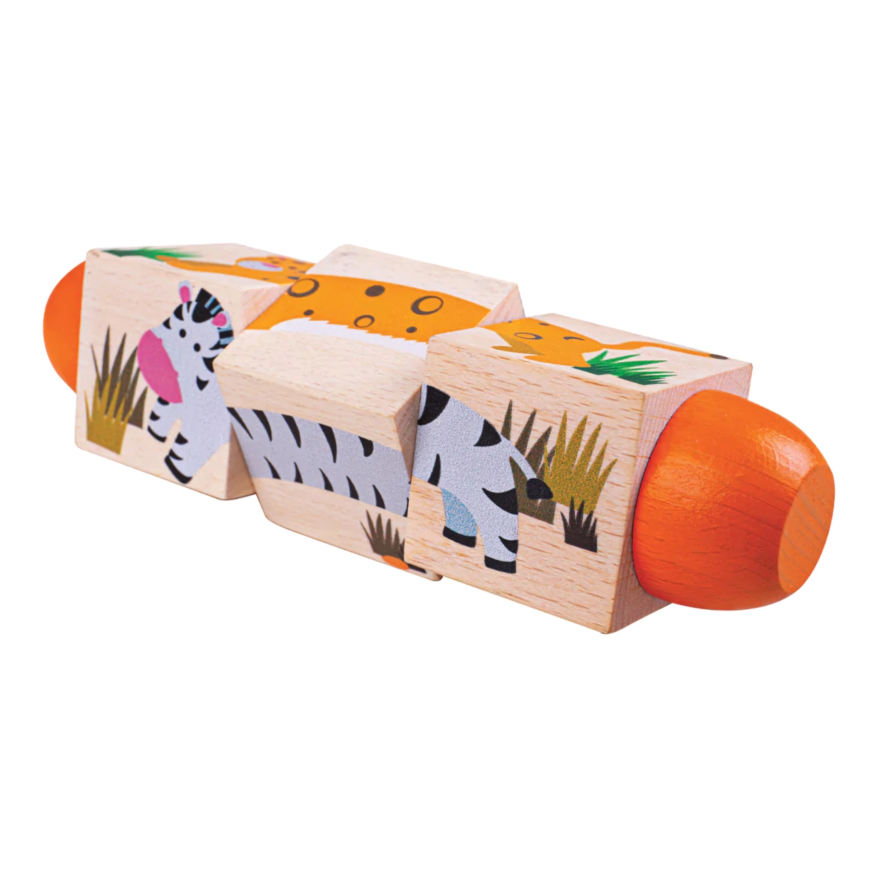 E-shop Bigjigs Toys Motorický válec život v džungli