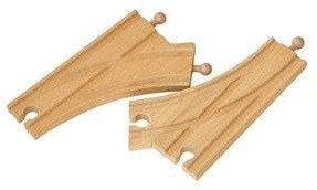 E-shop BABU drevená koľaj Y 16 cm, 2 ks