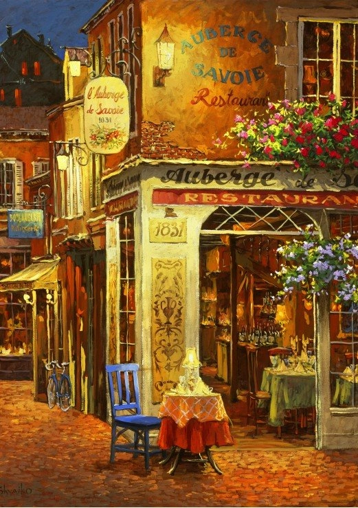 E-shop Bluebird Shvaiko Auberge de Savoie Restaurant 1000 dielov