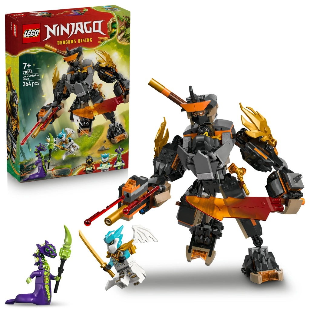 LEGO NINJAGO Coleov expedičný robot a dračí Zane