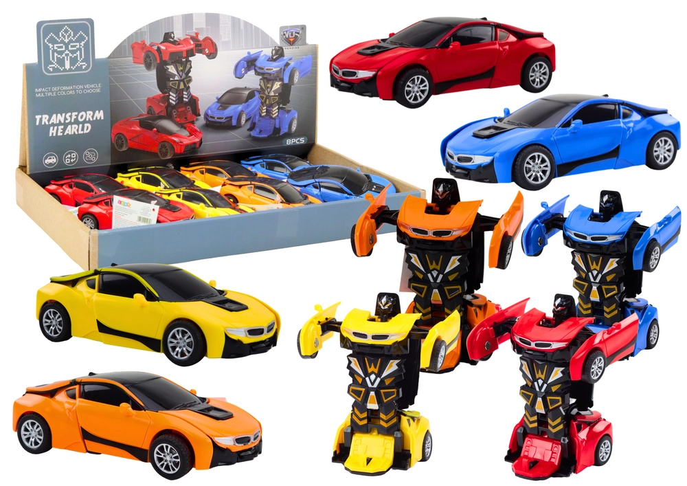 E-shop LEAN TOYS Auto-Robot 2v1 - 4 farby