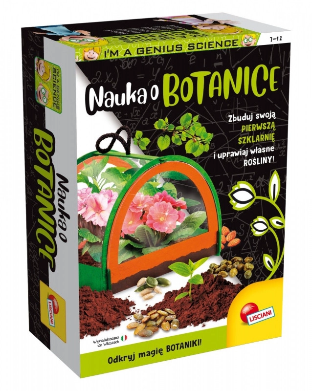 Vedecká sada I'm a Genius Botanika – mini skleník pre deti