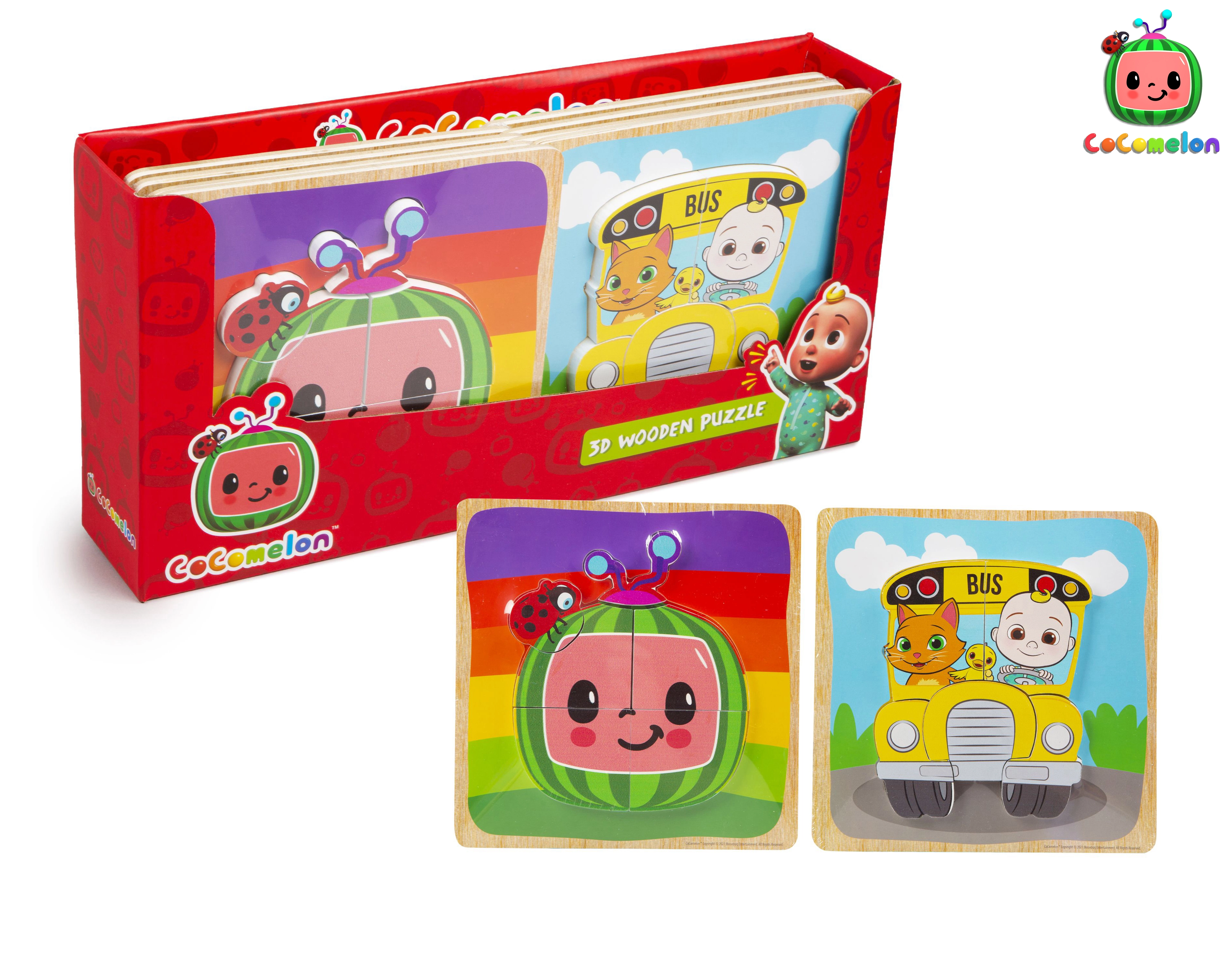 E-shop Cocomelon 3D drevené puzzle