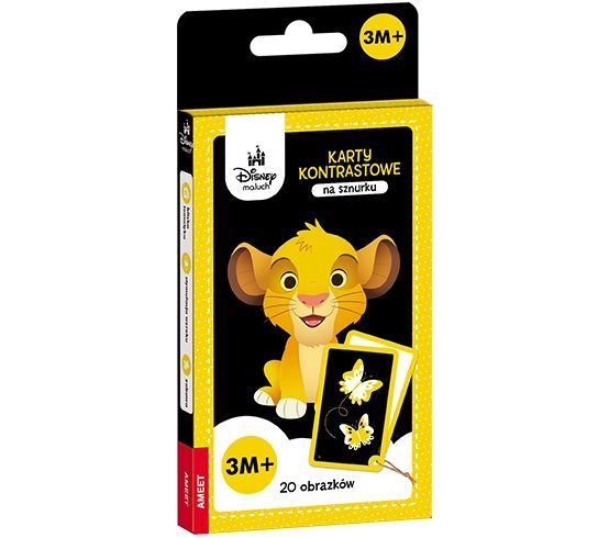 Disney Maluch kontrastné karty pre bábätká