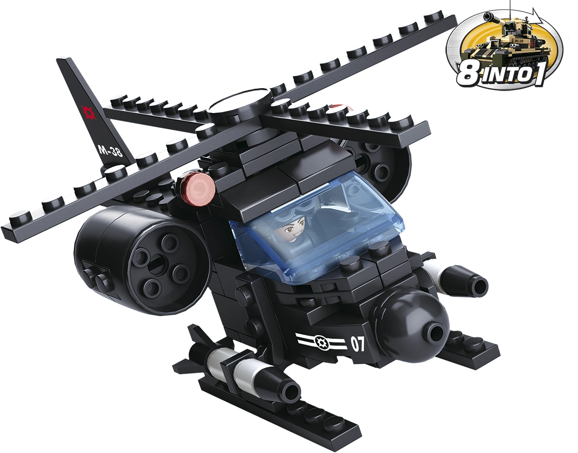 E-shop Sluban B0587G ARMY HELIKOPTÉRA