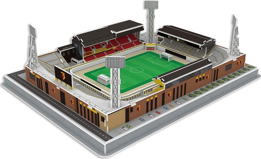 E-shop STADIUM 3D REPLICA 3D puzzle Stadion Vicarage Road Watford 59 ks