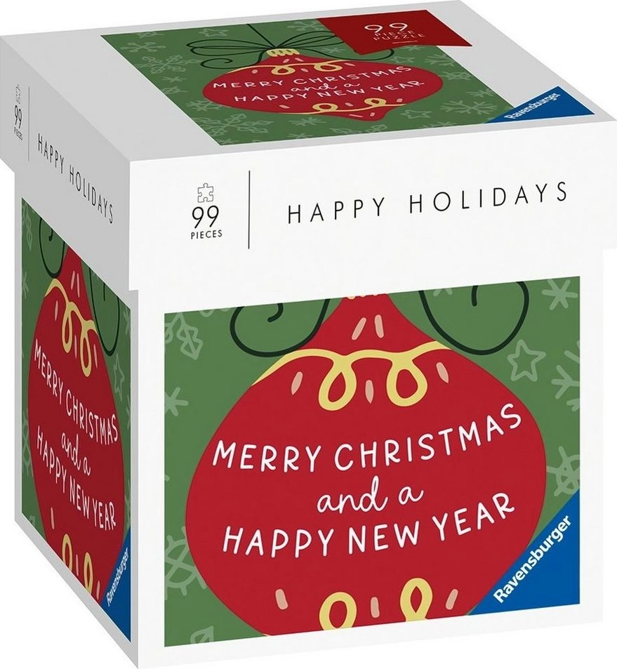 E-shop RAVENSBURGER Puzzle Happy Holidays: Veselé Vianoce a šťastný nový rok 99 dielikov