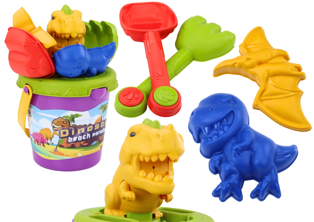 Lean Toys Piesková sada dinosaury