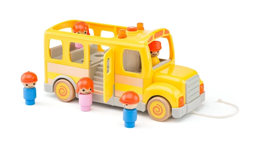 E-shop Woody Auto školský autobus so zvukmi a svetlom