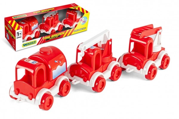 E-shop Sada 3 autíčok Kid Cars – hasičská záchranná služba