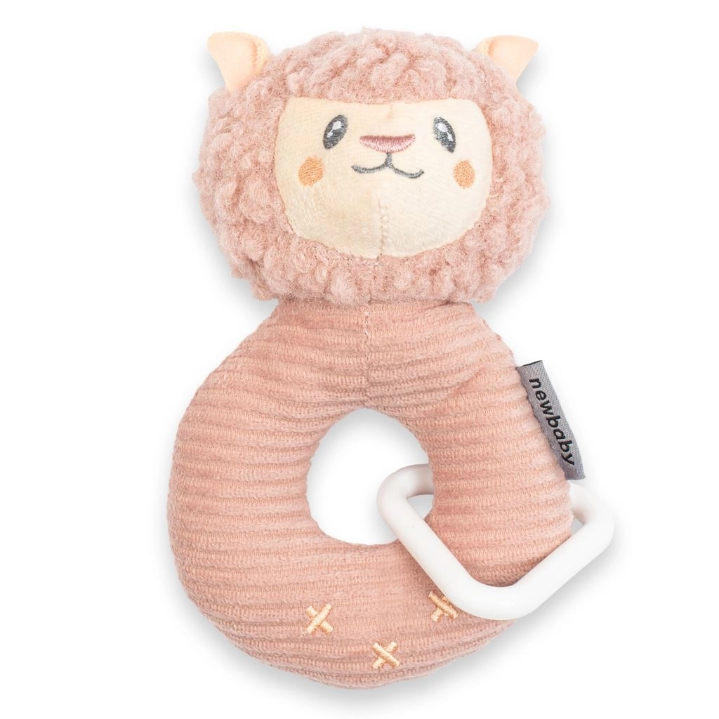 Plyšové hrkálka New Baby lama