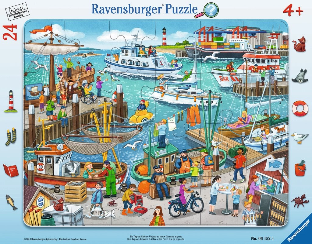 E-shop Ravensburger Puzzle Deň v Prístave 24 Dielov