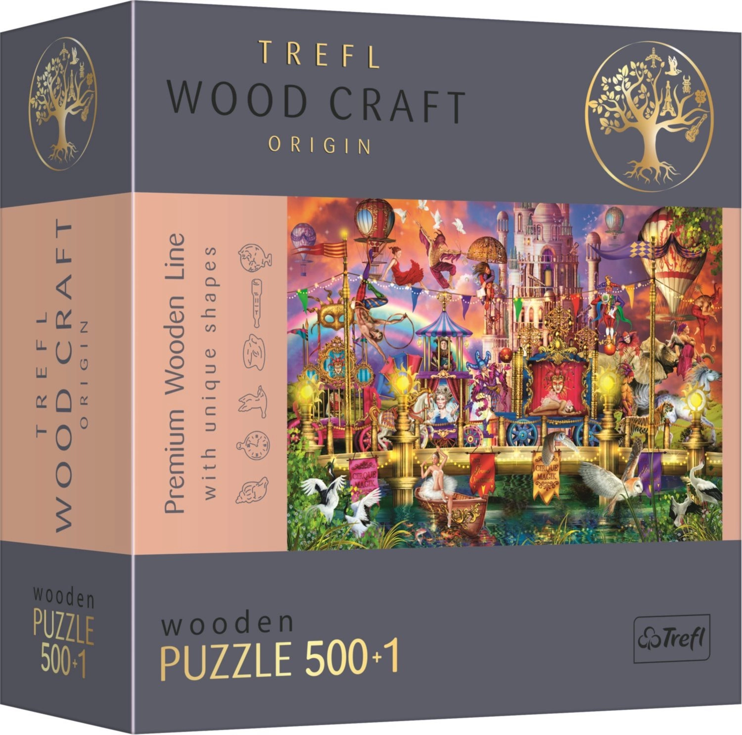 E-shop TREFL Wood Craft Origin Kouzelný svět 501 dielov