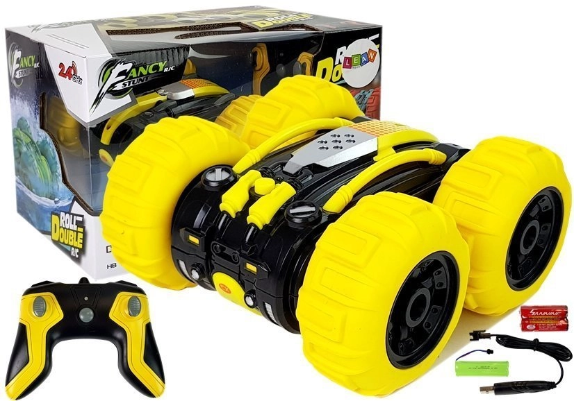 E-shop Obojživelný obojstranný RC kaskadér 1:24 žltý