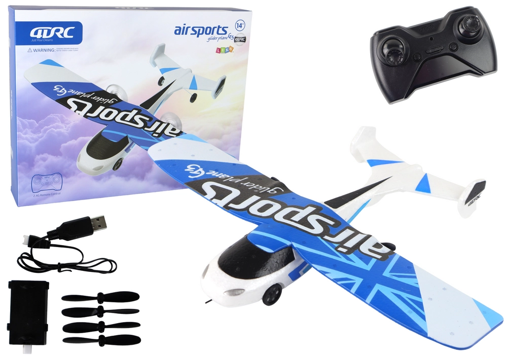 E-shop RC Lietadlo 4D-G3 Svetlá Bielomodrá