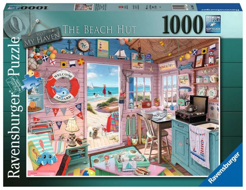 E-shop Puzzle Ravensburger Moja plážová chata My Haven No7 1000 dielikov