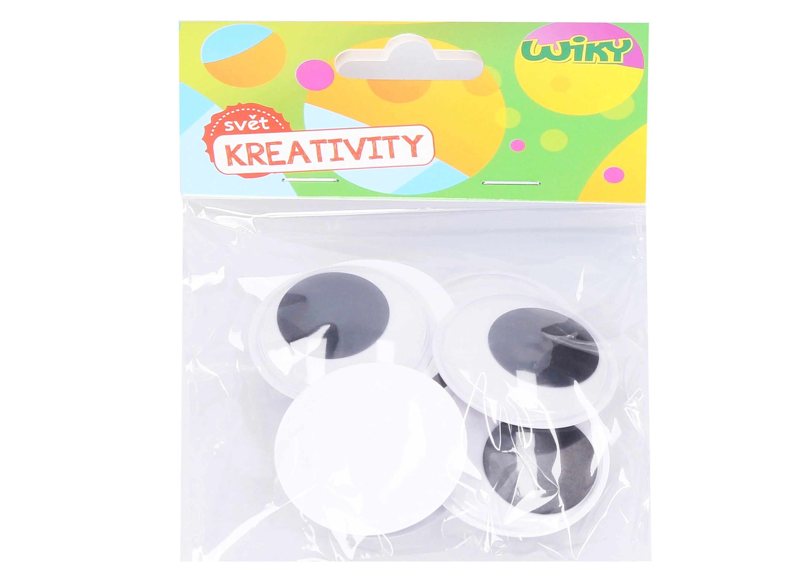 Pohyblivé samolepiace oči 4 cm – 8 ks