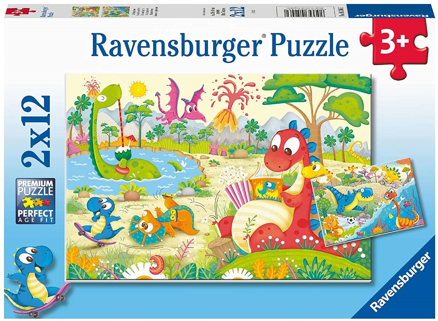 E-shop RAVENSBURGER Oblíbení dinosauři 2x12 dielov
