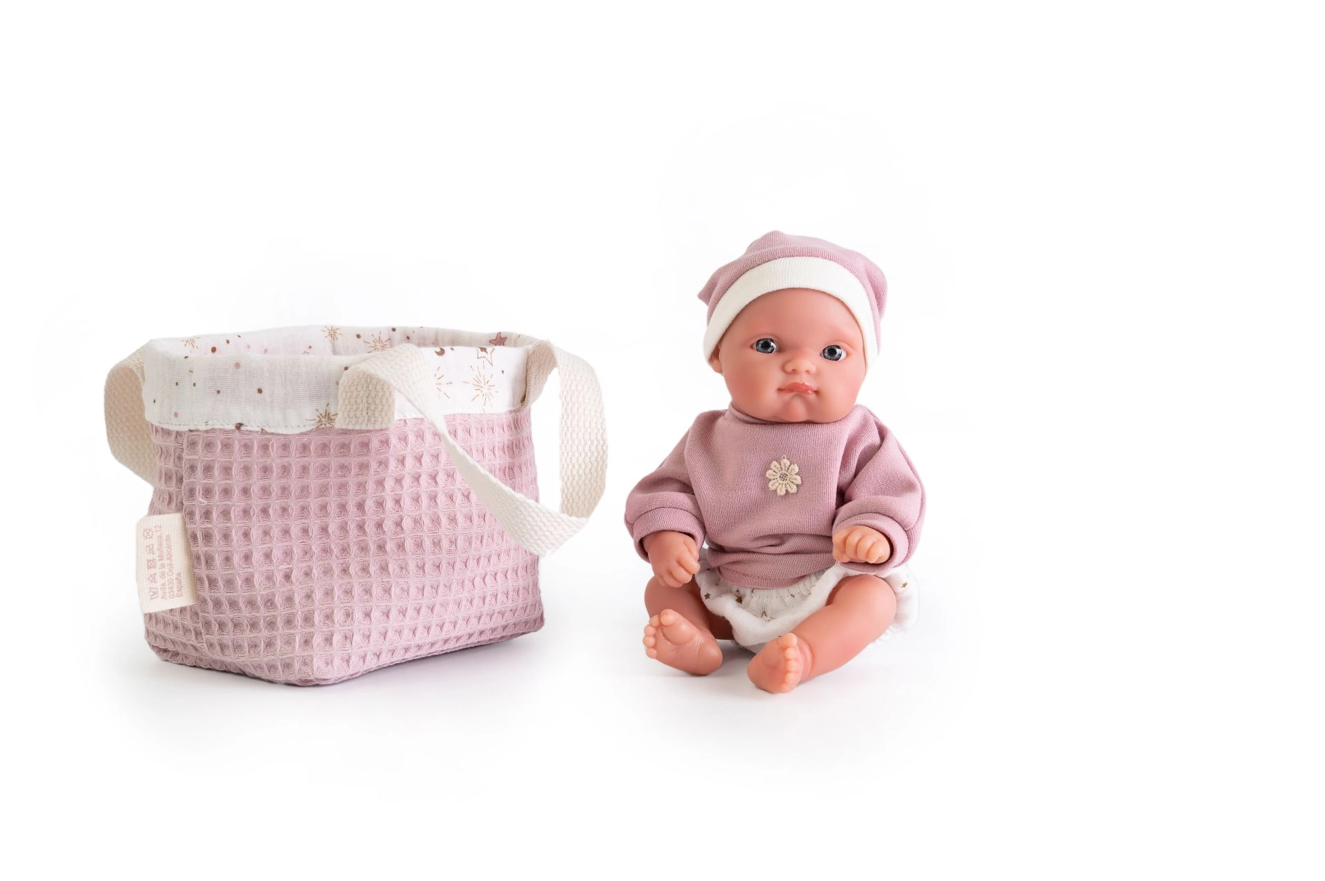 E-shop Antonio Juan 85212 Mufly realistická bábätko s celovinylovým telom 21 cm