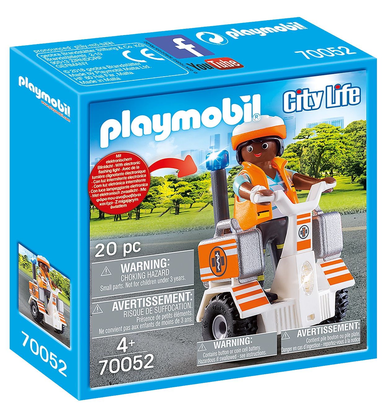 Playmobil 70052 Segway se záchranářem