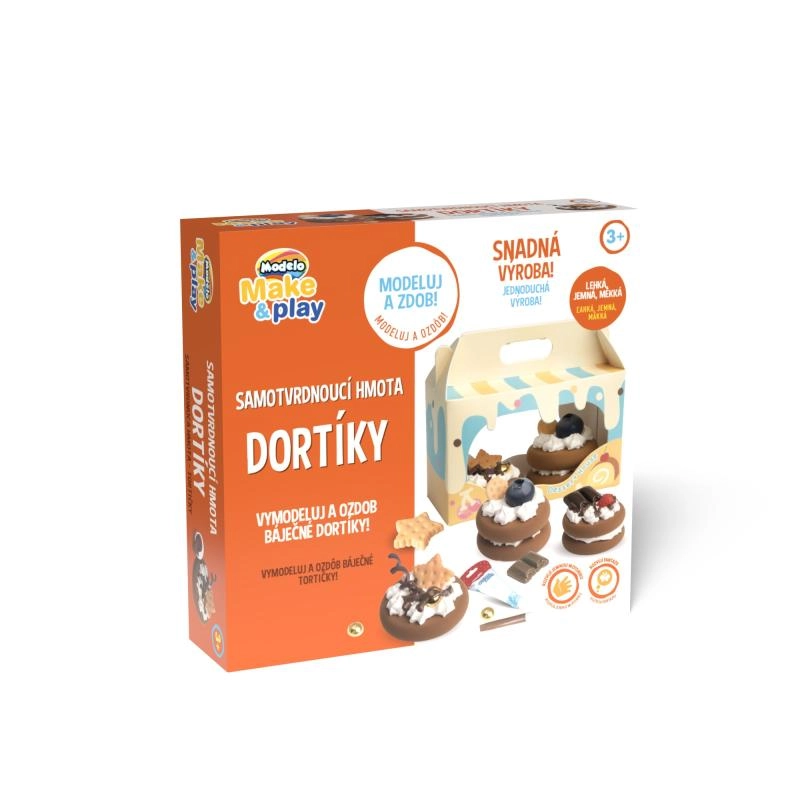 Samotvrdnúca modelovacia hmota – tortičky
