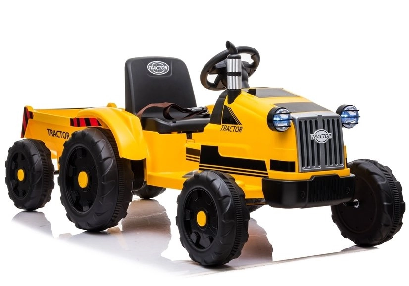 Detský akumulátorový traktor s prívesom