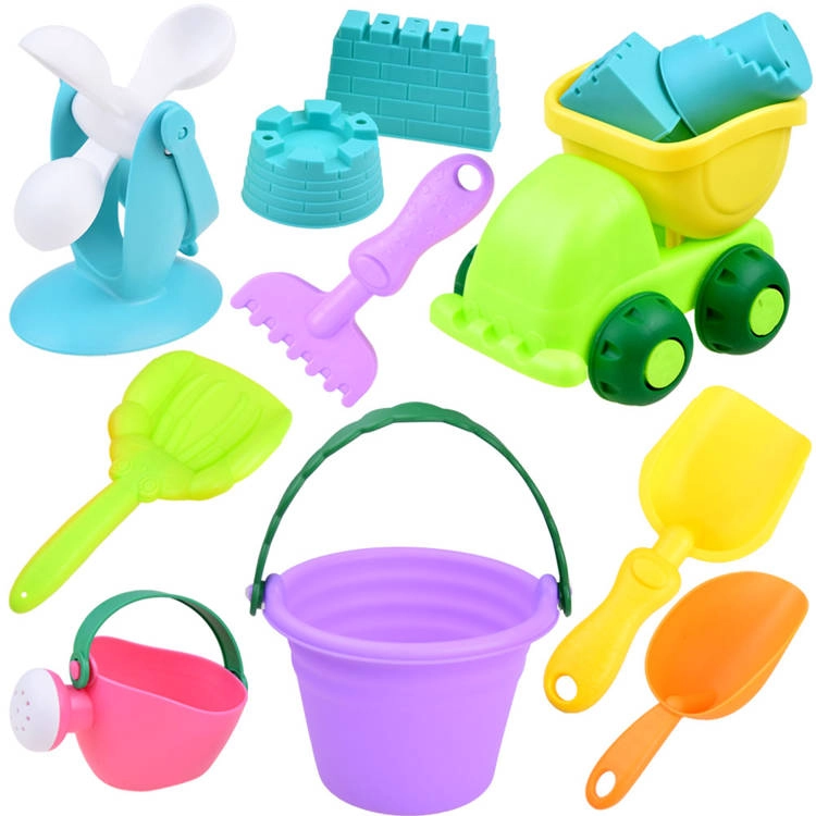 Inlea4Fun SAND TOYS Súprava do pieskoviska so sklápačkou