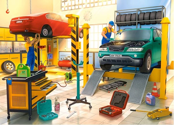 E-shop Castorland Autodielňa 120 dielov