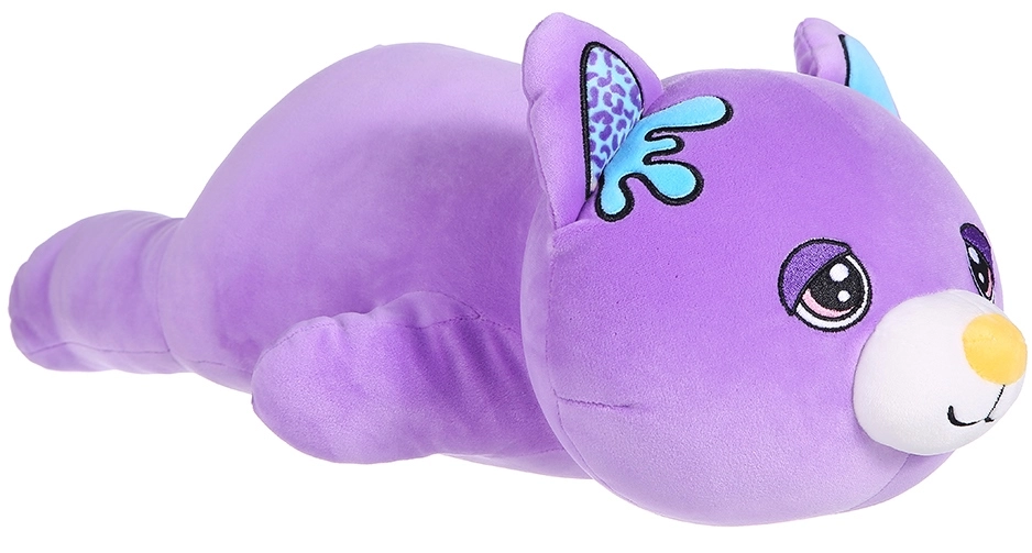 E-shop Plyšová mačka Fialinka 50 cm ležiaca